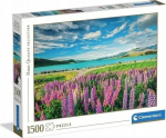 Pusle Clementoni Lupins At Lake Tekapo 31728, 59.2 cm x 84.4 cm, 1500 tk, mitmev&auml;rviline