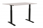 Kirjutuslaud reguleeritava k&otilde;rgusega Sun-Flex EasyDesk Adapt III, must v./hall v.