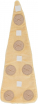 M&auml;nguasi koerale, pehme Trixie Snack Croissant, 40 cm, beež v.
