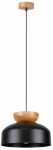 Valgusti lagi Sollux Marion, E27, 1 x 15 W, must v./puidu v. / must v.