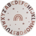 Vaip sise Ayyildiz Coco Alphabet, oranž v./pruunikas v., 120 cm x 120 cm