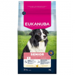 Kuiv koeratoit Eukanuba Senior Medium, kanaliha, 3 kg