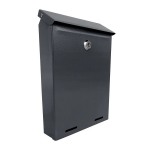 Postkast York, antratsiit v., 18 cm x 5.5 cm x 26 cm
