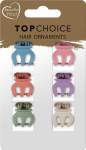 Juukseklamber Top Choice 20667, 20 mm, mitmev&auml;rviline, 6 tk
