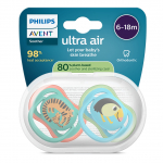 Luttide komplekt Philips Avent Ultra Air Animals, 6+ kuud, sinine v./roheline v.
