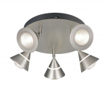 Valgusti lagi Trio Romeo 637010507, LED, 2300 - 4000 &deg;K, 5 x 7 W, nikkel v.