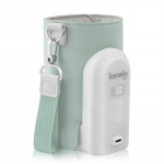 Kahjustatud pakendiga toode. Lutipudelisoojendi Lionelo Thermup Go Evo, roheline v., 8 cm x 15 cm