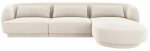 Nurgadiivan Cosmopolitan Design Tulum Velvet Bluvel 22, helebeež, parem, 156 x 255 cm x 70 cm