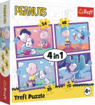 Pusle 4in1 Trefl Fun with Snoopy, 28 cm x 20 cm, 207 tk