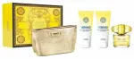 Kinkekomplektid naistele Versace Yellow Diamond + Bag, 4 tk.