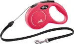 Automaatne jalutusrihm Flexi New Classic 22504, punane v., S 5m