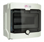 Modulaarne paneel ETI ECH 8G, krohvipealne, IP65, 8 mood., must v./hall v.