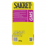 Gaasbetoonplokkide liimsegu plokkide Sakret GMS, 25 kg, hall v.