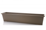 Lillepott Plasticotto, plastik, 80 cm x 18 cm, &Oslash; 80 cm, pruun v.