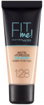 Vedel jumestuskreem Maybelline Fit Me Matte + Poreless, beež v., 128 warm nude, 30 ml