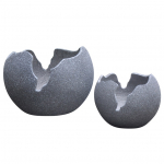 Lillepott Domoletti LT14236-2S, keraamiline/savi, hall v.