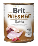 M&auml;rg koeratoit Brit Care Pat&eacute; & Meat Rabbit, k&uuml;&uuml;likuliha, 0.8 kg