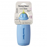 Laste pudel Tommee Tippee Insulated Straw Cup Superstar, 266 ml, 1 aasta, plastik, sinine v.