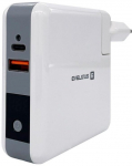Telefoni laadija Evelatus EWC06, Qi/1x USB Type-C, valge v., 10 W