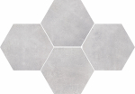Plaadid, kivimassi Stargres Stark White Hexagon 5903978234307, 28.3 cm x 40.8 cm, hall