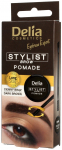 Geel-kreem kulmudele Delia Cosmetics Eyebrow Expert Stylist, 4 ml, tumepruun v. dark brown