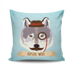 Dekoratiivpadjap&uuml;&uuml;r Mioli Decor NKRLNT-087, sinine/valge, 43 cm x 43 cm