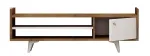 TV-laud Kalune Design Ticaba, tamm v./valge v., 120 cm x 35 cm x 47 cm