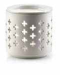 K&uuml;&uuml;nlahoidja Mondex Fragrance oil Fireplace, keraamiline, &Oslash; 7.3 cm, 7.5 cm, valge