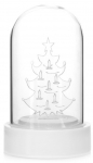 Dekoratsioon DecoKing Tree, 9 cm, 5.5 cm, l&auml;bipaistev v./valge v.