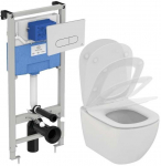 WC-pott, seinapealne Ideal Standard Tesi, kaanega, 365 mm x 535 mm