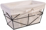 Korv Nero THK-078256, teras/puuvill, 14 cm x 15 cm
