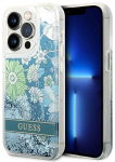 Telefoni &uuml;mbris Guess GUHCP14LLFLSN, Apple iPhone 14 Pro, roheline v.