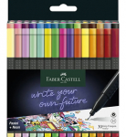 V&auml;rvimise (maalimise) komplekt Faber Finepen Grip, &uuml;hepoolsed, mitmev&auml;rviline, 30 tk