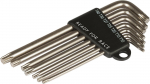 V&otilde;tmekomplekt RFR Torx Set TOOL230, teras, must v./kroom v., 7 tk