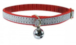 Kasside kaelarihm Zolux Lame 438360R, 30 cm x 12 mm, h&otilde;be/punane