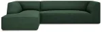 Nurgadiivan Micadoni Home Ruby 4 Seats, tumeroheline v., vasak, 273 x 180 cm x 69 cm