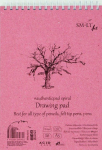 Joonistuspaber Smiltainis Drawing Pad, A5, 120 g/m&sup2;, valge v., 21 cm x 14.8 cm