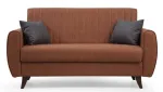 Diivanvoodi Hanah Home Alkon Alkon, punane v., 158 x 77 cm x 86 cm