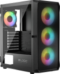 Arvuti korpus Logic Concept Comuter case PORTOS ARGB, must v.