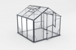 Kasvuhoone Gampre Sanus Glass L-5, karastatud klaas, 2.20 x 2.20 m