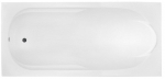 Vann, teisaldatav Besco Bona, 190 cm x 80 cm x 43 cm, ristk&uuml;lik, valge