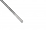 Puidust liistud 0LA10AN, alumiinium, 2500 mm x 10 mm