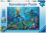 Pusle Ravensburger Underwater Adventure, 36 cm x 49 cm, 100 tk, mitmev&auml;rviline