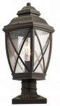 Vabalt seisev v&auml;lisvalgusti Kichler Tangier, 60W, E27, IP44, pronks v., 19.1 cm x 45.7 cm