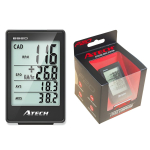 Jalgrattaarvuti 2K Atech F20, must