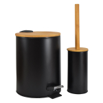 Pr&uuml;gikast ja WC-hari Sepio, pruun v./must v., 5 l, 26 cm x 20.5 cm, 2 tk