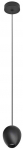 Valgusti rippuv AZzardo Ovum AZ3095, LED, 3000 &deg;K, 1 x 4.5 W, must v.