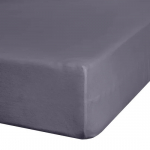 Voodilina Jersey 3, tumehall, 90 x 200 cm, kummiga