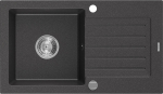 K&ouml;&ouml;givalamu Mexen Pablo, graniit, 75.2 cm x 43.6 cm x 16.1 cm, valge/must