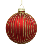 J&otilde;ulupuu ehe Christmas Touch EBG340321, punane v., 8 cm, klaas